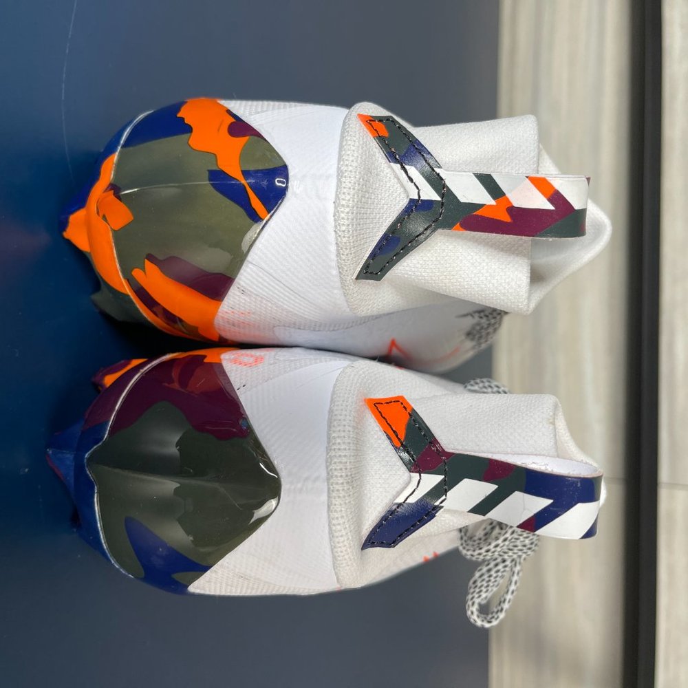 Vapor Untouchable Pro 3 Orange White Camo Cleats - Picture 3 of 8
